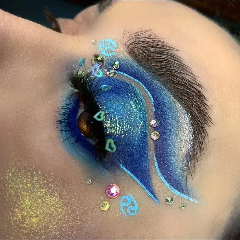 heavy makeup