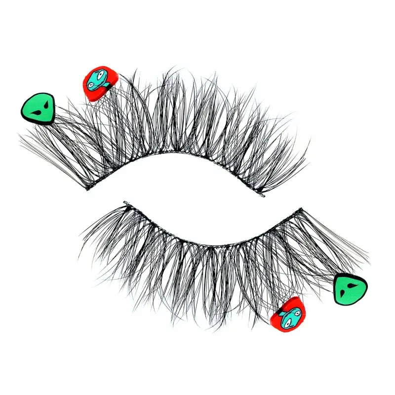Adorable Alien halloween lashes