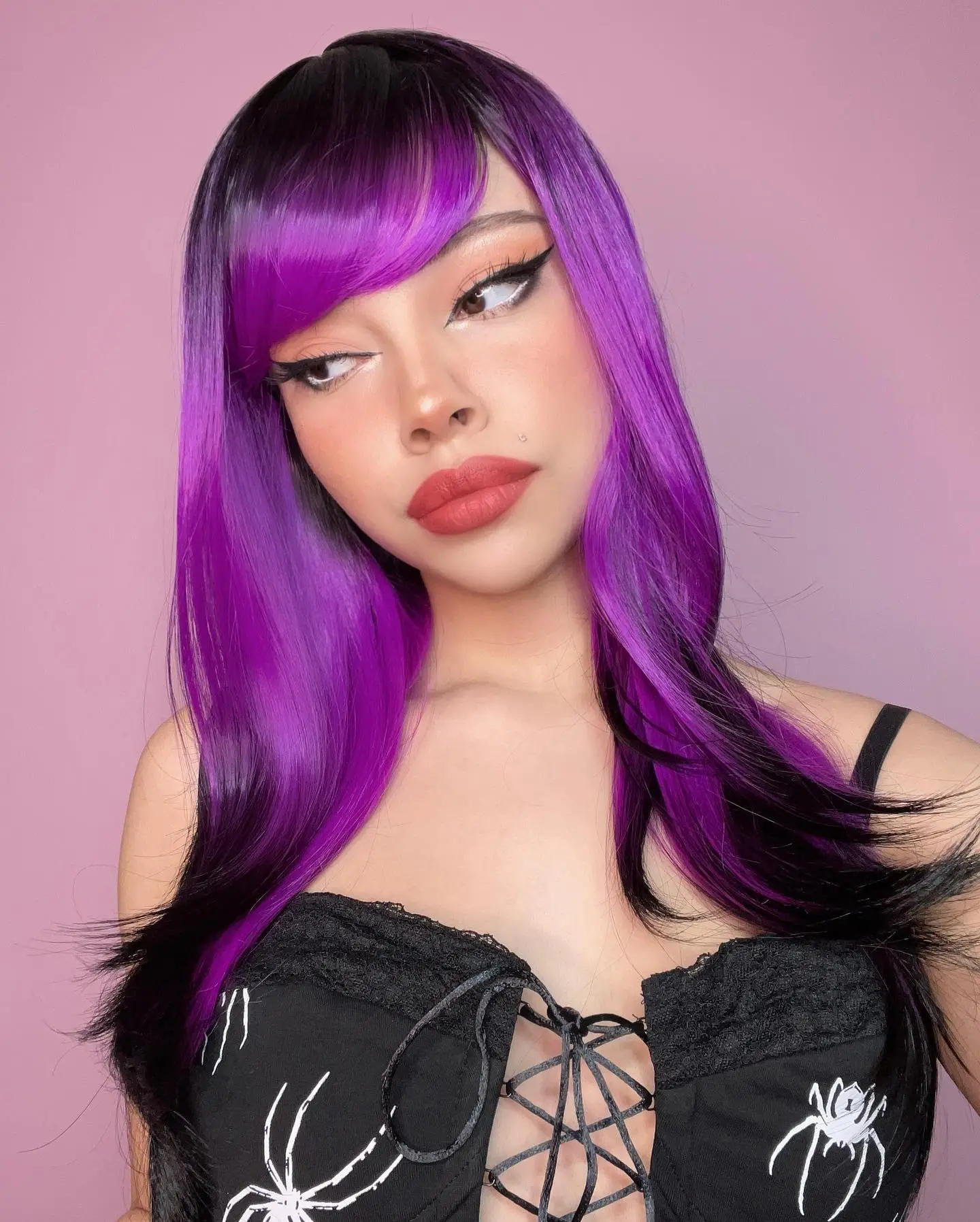 purple wigs