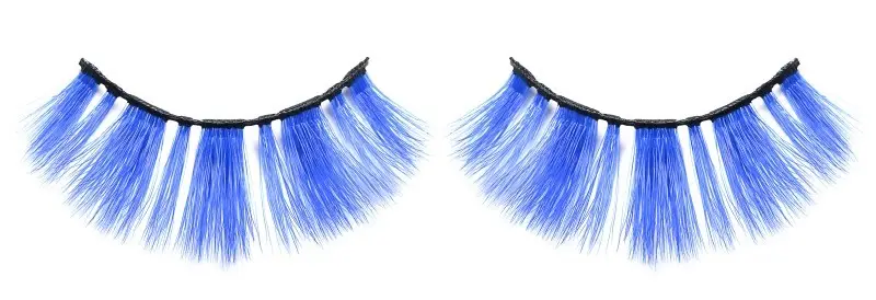 blue lashes