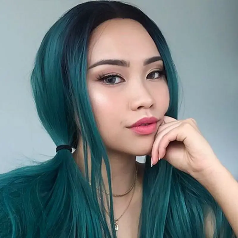 green wigs