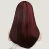 Draculaura Black with Pink Streaks Wig - Monster High Inspired | Synthetic Hair