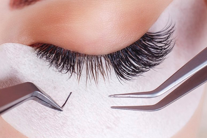 process of lash extensions