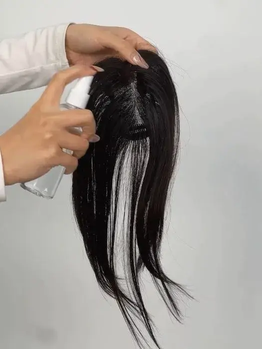 hair topper styling