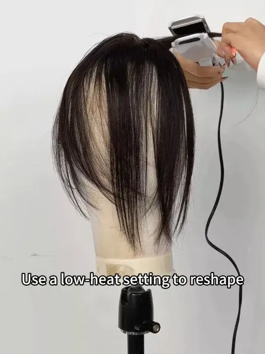 style a mini hair topper