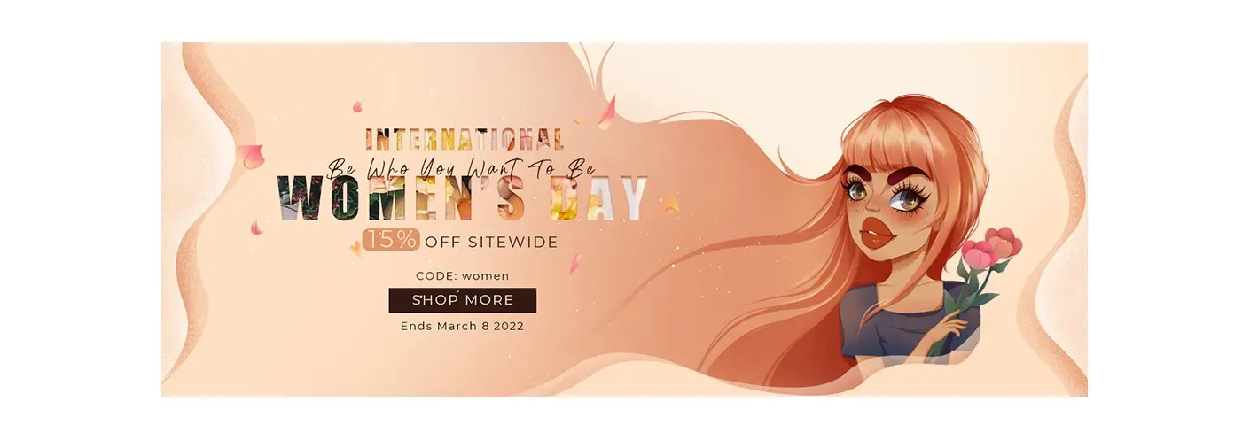 15% Off Sitewide – Celebrate International Women’s Day 2022 15% Off Sitewide – Celebrate International Women’s Day 2022