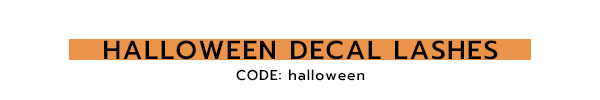 HALLOWEEN DECAL LASHES
